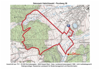 Vorschaubild Karte NP Rundweg 38