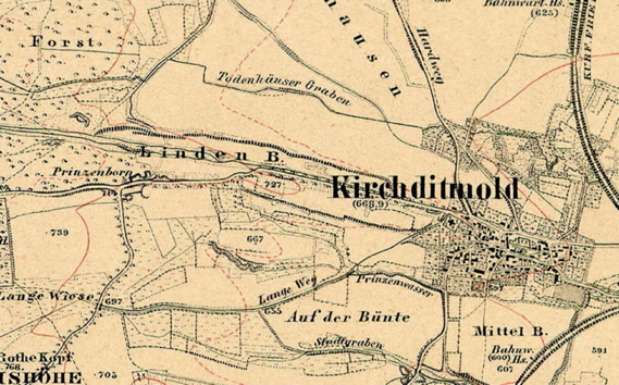 Kartenausschnitt Lindenberg