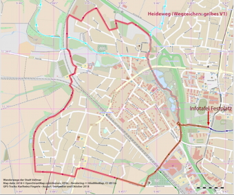 Vorschaubild Karte Heideweg