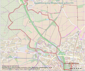Vorschaubild Karte Staufenbergweg