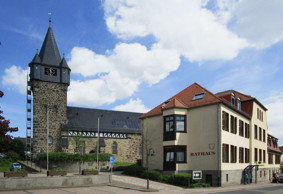 Vorschaubild Rathaus und Ev. Kirche Weimar